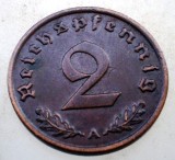 B.003 GERMANIA 2 REICHSPFENNIG 1937 A, Europa, Bronz