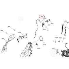MBS Cablu accelatie Ski-Doo Summit X E-TEC 850 154 2017, Cod Produs: 512061066SK