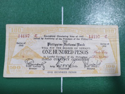 FILIPINE / IOILO 100 PESOS 1942 SUPERBA foto