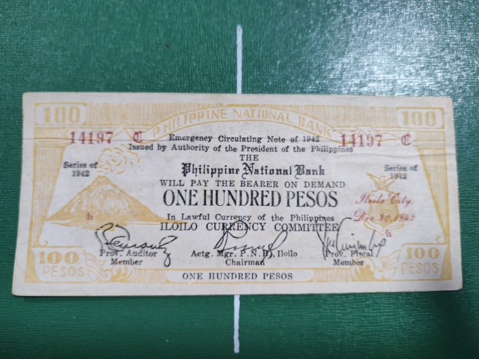 FILIPINE / IOILO 100 PESOS 1942 SUPERBA