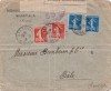 AMS % - PLIC CIRCULAT 1917 FRANȚA, FRANCATURĂ MULTIPLĂ, CONTROL MILITAR POSTAL