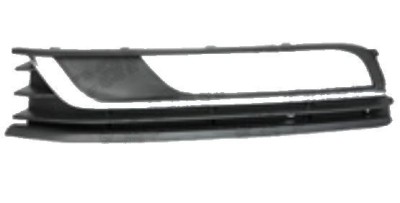 Grila bara fata VW Passat (B7), 11.2010-2015 model TRENDLINE, partea Dreapta, 95D12712 cu locas pentru proiectoare, 1 insertie crom foto