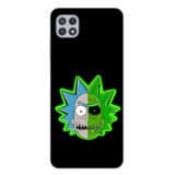 Husa compatibila cu Samsung Galaxy A22 5G Silicon Gel Tpu Model Rick And Morty Alien