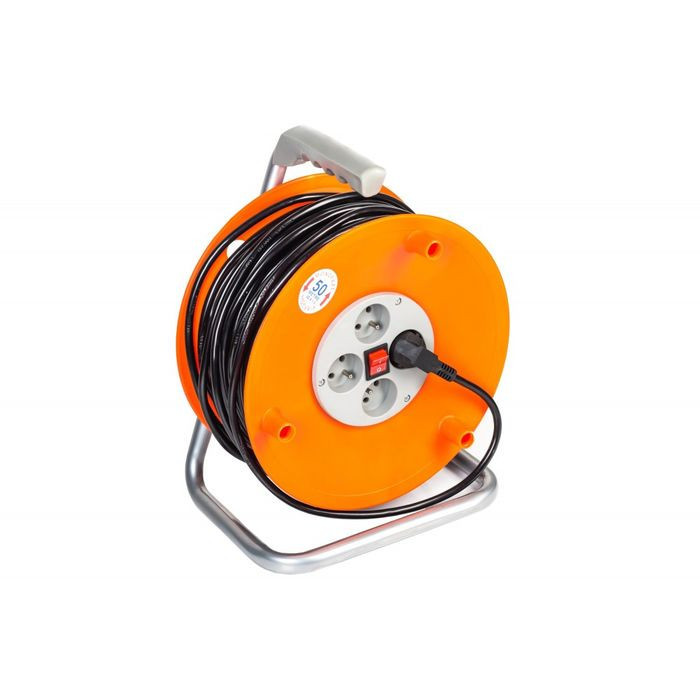 Rola Curent Electric 50 m cu Cablu Prelungitor Powermat | Okazii.ro