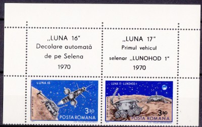 TSV$ - 1971 LP 756 LUNA 16 SI LUNA 17 MNH/** LUX foto