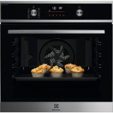 Cuptor incorporabil Electrolux EOD6P66X, Electric, 72 L, Grill, Autocuratare pirolitica, SteamBake, Clasa A+, Inox antiamprenta