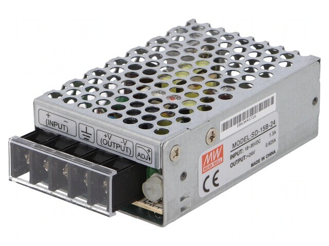 Convertor DC/DC 15W 24V 0.625A