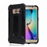 Husa pentru Samsung Galaxy S6 G920, Techsuit, Hybrid Armor, Neagra