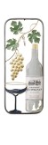 Cumpara ieftin Decoratiune perete fier multicolor Wine 25 x 61 cm