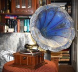 Gramofon vechi cu palnie / original The Gramophone Co. Ltd. Hayes Middlesex England Model 101 His Master Voice HMV cca.1900