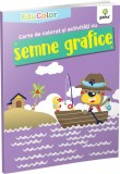 Carte de colorat și activități cu semne grafice. EduColor - Paperback brosat - *** - Gama
