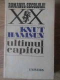 ULTIMUL CAPITOL-KNUT HAMSUN