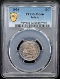 Bolivia, 10 Centavos 1936 MS 66 PCGS, Vienna