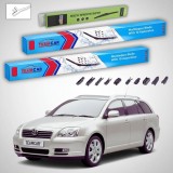 Cumpara ieftin Ștergătoare Toyota Avensis T25 Estate 2003-2008 | Set Față și Spate Flat Premium &ndash; TeamCar&reg;