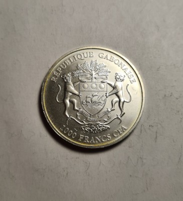 Gabon 1000 Franci 2016 UNC foto