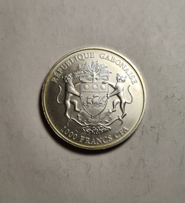 Gabon 1000 Franci 2016 UNC