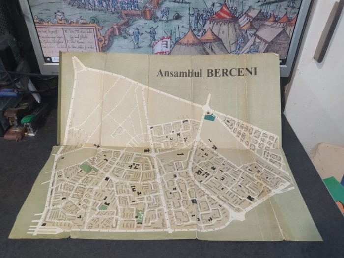 Hartă Ansamblul Berceni, București, circa 1980, 013