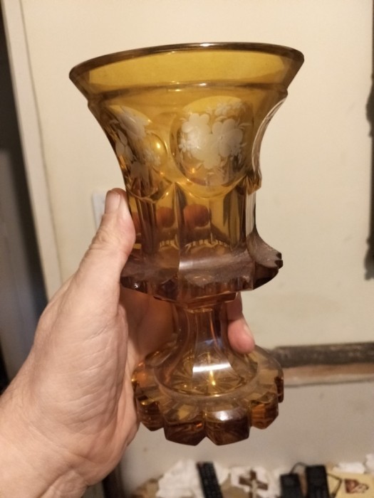 Pokal pahar biedermeier