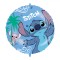 Balon Folie Festiv, Model Stitch, Diametru 46cm, Albastru