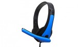 Casti gaming pentru notebooks, telefoane, tablete, PS4, Xbox One, microfon cu anulare a zgomotului, jack 3, 5 mm, Blue