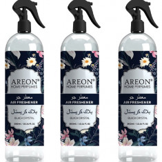 Se 3 Buc Odorizant Areon Home Spray 300 ML Black Crystal