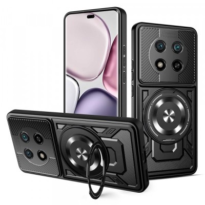 Husa pentru Honor X9c / Magic7 Lite, Techsuit, RuggedCam, Neagra foto