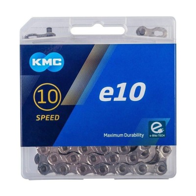 Lant Bicicleta e-Bike KMC E10, 10 Viteze, 122 Zale, Argintiu Ultimate FactoryBikes foto