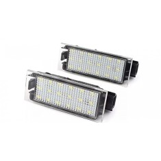 Set lampi numar cu led, fara eroare de bec ars, canbus, compatibil cu Renault Megane, Laguna, Master, Clio, Kangoo, 8200480127