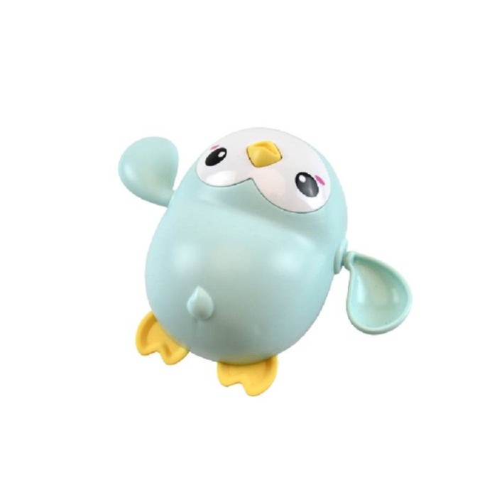 Jucărie de baie pentru copii eMazing, forma pinguin, culoare bleu