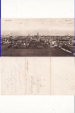 Sibiu, Hermannstadt - Vedere generala-triptic (3 cp) - rara