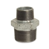 Niplu reductor din fontă maleabilă, 1&quot; AG x 3/4&quot; AG zincat