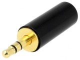 Mufă Jack 3.5mm Stereo Tată Drept pentru Lipire