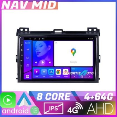 Navigatie Toyota Prado 2007 KIT 456 EDOTEC-LITE Android Ecran 720P Octa Core 4 64 Carplay v1 CarStore Technology foto