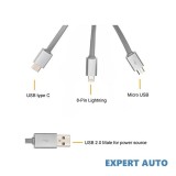 Cablu usb - micro 3.1a premium. cod: s9p Alta marca Alt model #7, Array