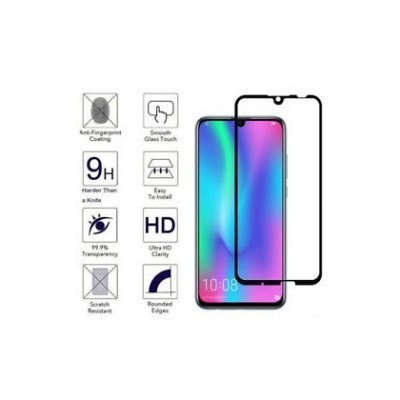 Folie Protectie ecran antisoc , Full Glue , Samsung M205 Galaxy M20 2019, Tempered Glass 9D , Full Face , Neagra Bulk foto