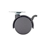 Cumpara ieftin Roti mobila plate plastic, frana, set 4 - 40 mm, DSH 410307