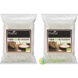 Pachet Faina de Cassava (Tapioca/Manioc) Extra Fina Ecologica/Bio 1kg+1kg