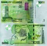 UGANDA 5.000 shillings 2021 UNC!!!