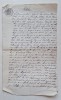 Act vechi &bdquo;Zdelcă&rdquo; v&acirc;nzare vie și casă &ndash; Vălcele, 1890 &ndash; document juridic original