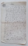 Act vechi &bdquo;Zdelcă&rdquo; v&acirc;nzare vie și casă &ndash; Vălcele, 1890 &ndash; document juridic original