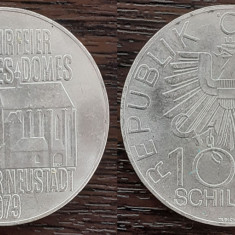 (A181) MONEDA DIN ARGINT AUSTRIA - 100 SCHILLING 1979, DOMUL WIENER NEUSTADT