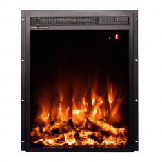 Art Flame Semineu Miriam Incorporabil Negru din Metal 600,6*496,2*135,6 foto