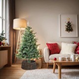 vidaXL Guler pentru Pomul de Crăciun Negru 60 x 60 x 22 cm 42020160