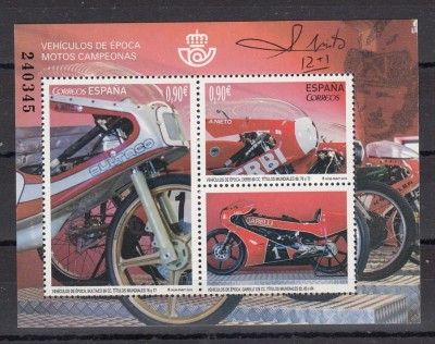 Spania 2015 - Raliuri - MOTOCICLETE - Nominal 1,80 Eur.- MNH foto