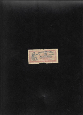 Grecia 1 drahma drachmai 1941 seria443610 uzata foto