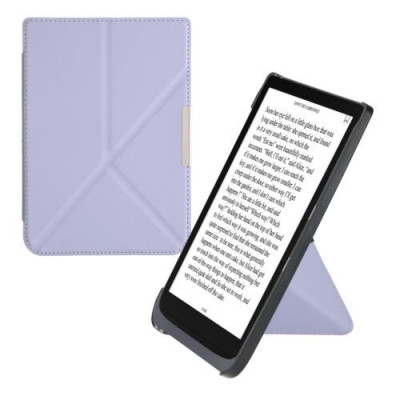 Husa kwmobile pentru PocketBook InkPad 3 /InkPad 3 Pro /InkPad Color, Piele ecologica, Mov, 44761.108 foto