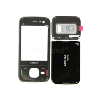 Nokia N85 față, antenă și capac baterie negru foto