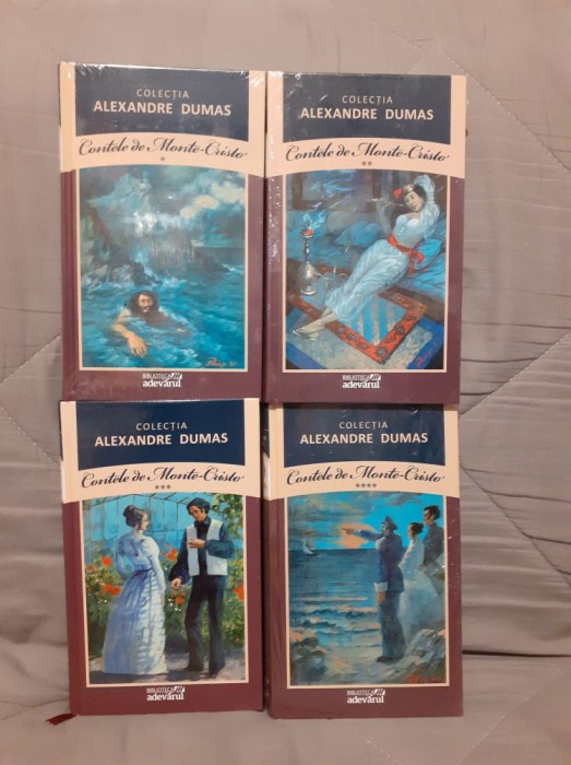 CONTELE DE MONTE CRISTO-ALEXANDRE DUMAS (4 VOL) EDITIE CARTONATA