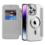 Husa iPhone 14 Pro Max Asteroid GSM SmartMag Book Case, gri
