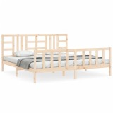 Cumpara ieftin Cadru de pat fara saltea, 200x200 cm, lemn masiv pin